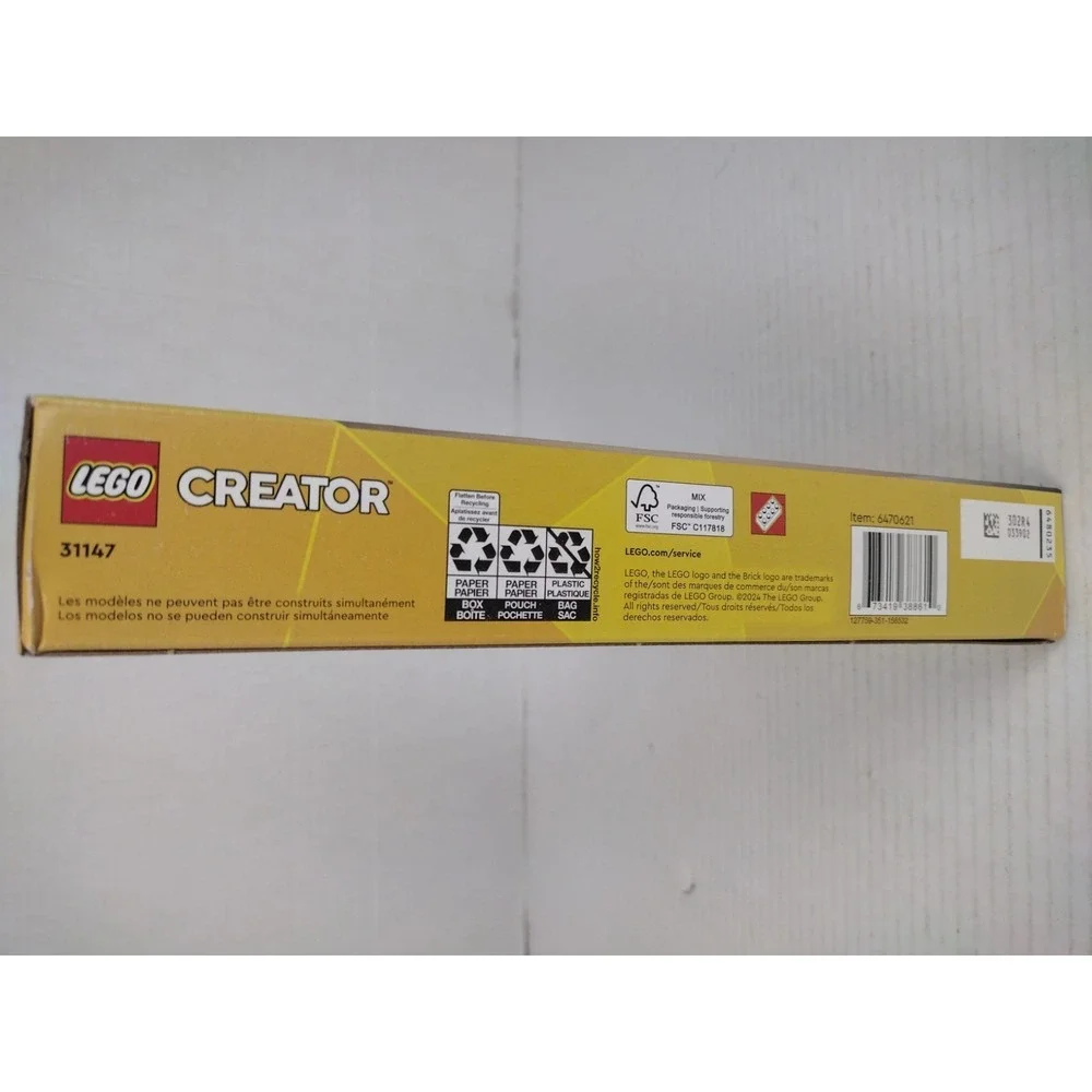LEGO 31147 CREATOR 3 in 1 Retro Camera 261 pcs. Brand New